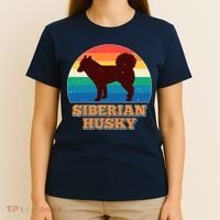 Vintage Siberian Husky T-Shirt thumb 4