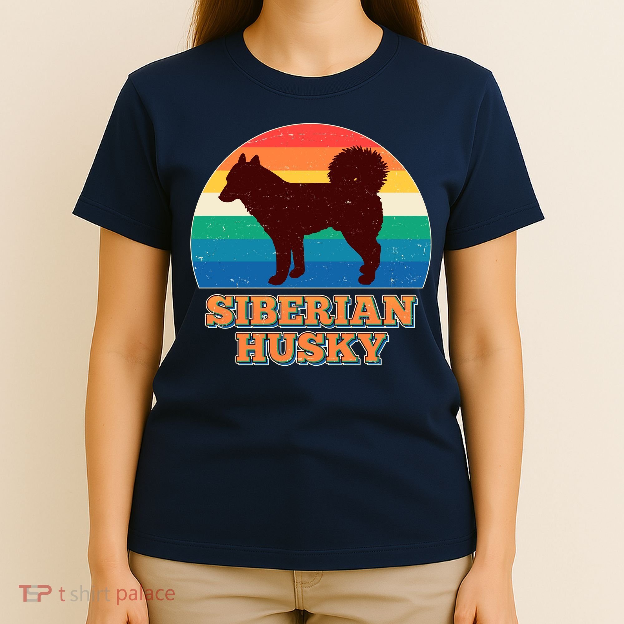 Vintage Siberian Husky T-Shirt