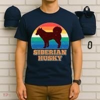 Vintage Siberian Husky T-Shirt thumb 6