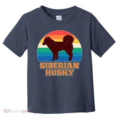 Vintage Siberian Husky Toddler T-Shirt