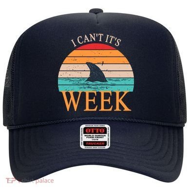 Vintage Sorry I Can't It's Week Funny Shark Hat