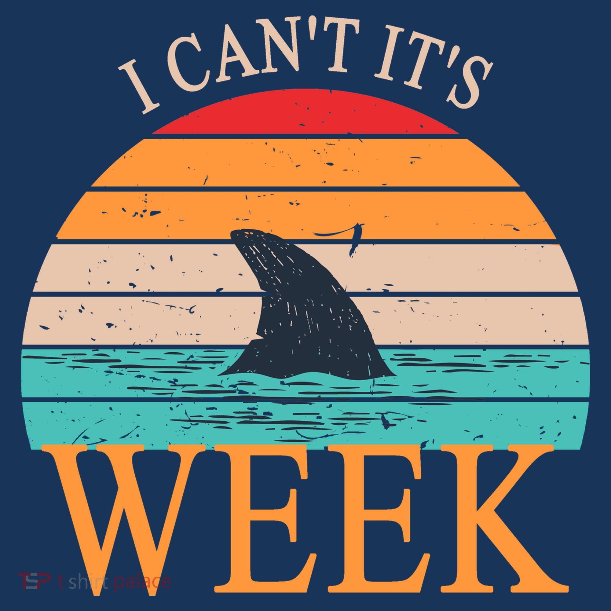 Vintage Sorry I Can't It's Week Funny Shark Hat