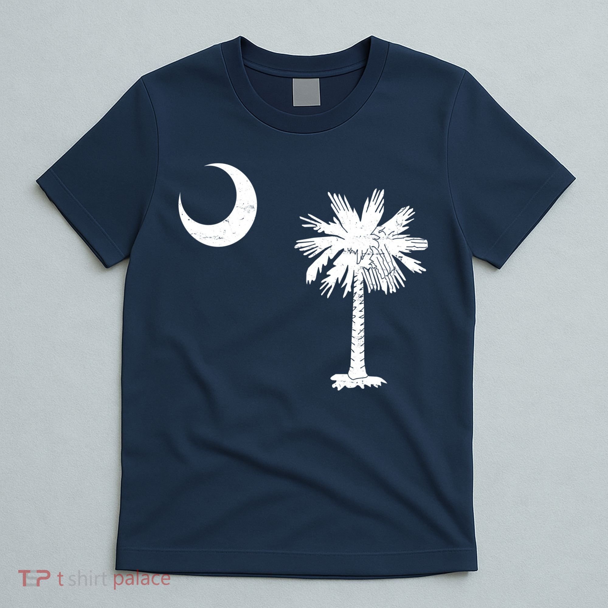 Vintage South Carolina Flag Palmetto Moon  T-Shirt