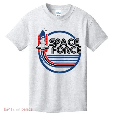 Vintage Space Force Emblem Kids T-Shirt