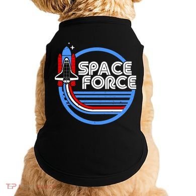 Vintage Space Force Emblem Doggie Tank