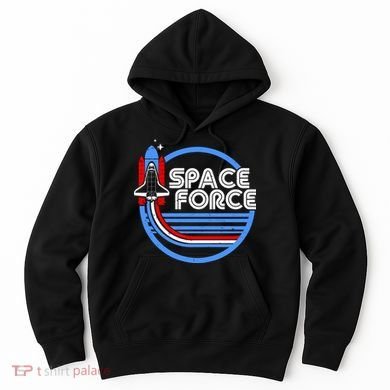 Vintage Space Force Emblem Hoodie