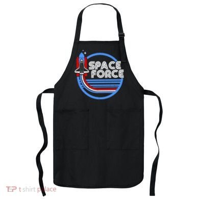 Vintage Space Force Emblem Apron