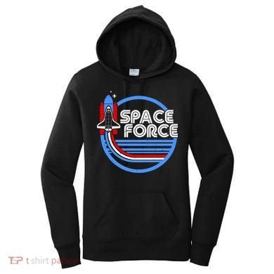 Vintage Space Force Emblem Women's Hoodie
