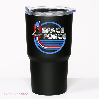 Vintage Space Force Emblem Tumbler