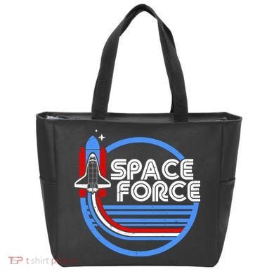 Vintage Space Force Emblem Tote Bag