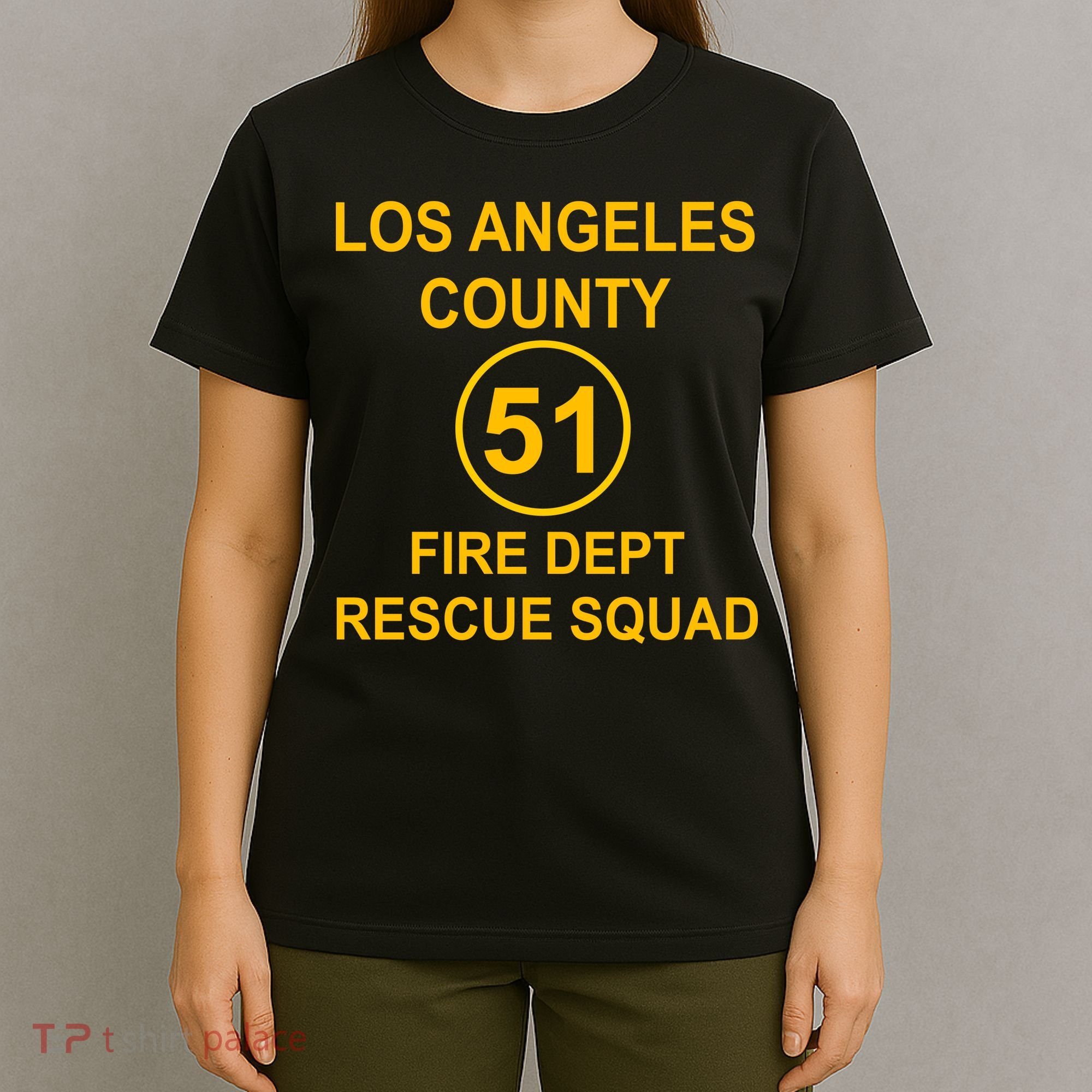 Vintage Squad 51 Fire Dept T-Shirt