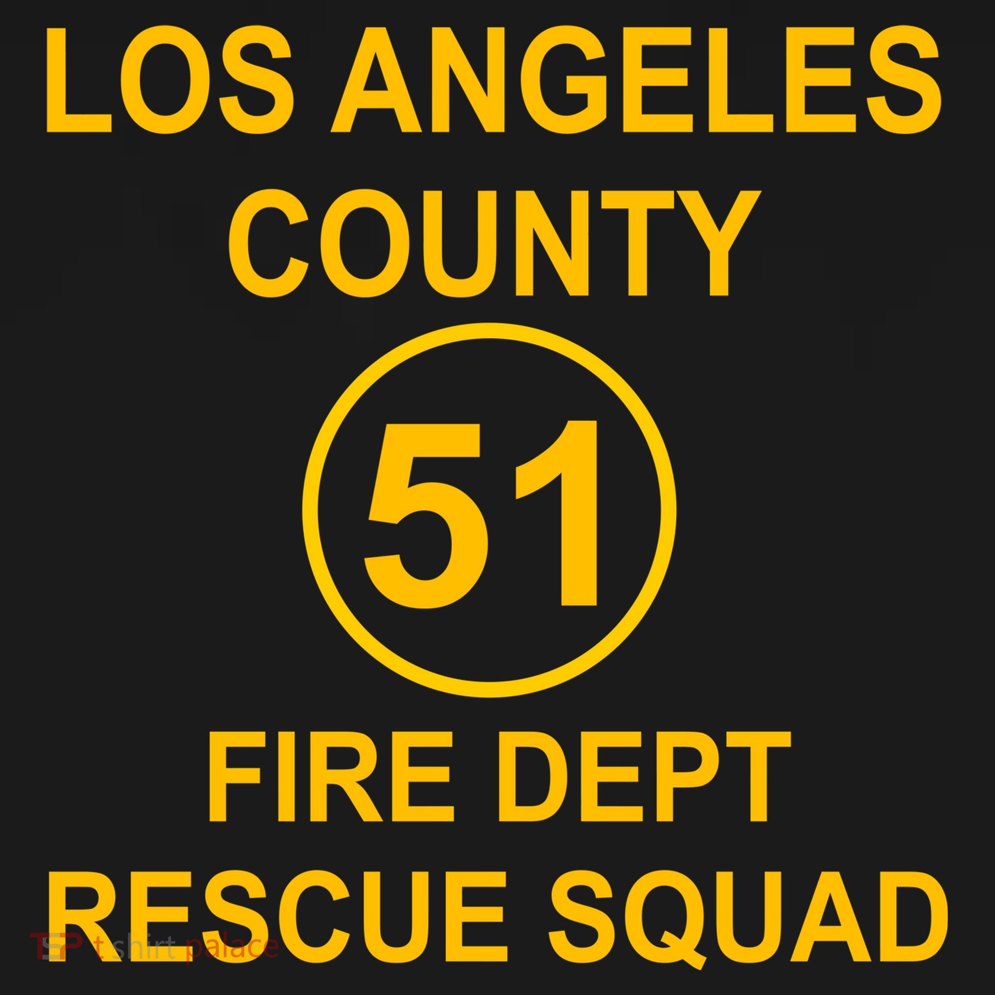 Vintage Squad 51 Fire Dept Kids T-Shirt