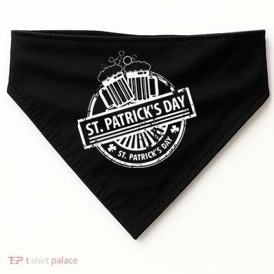 Vintage St. Patrick's Day Beer USA-Made Doggie Bandana