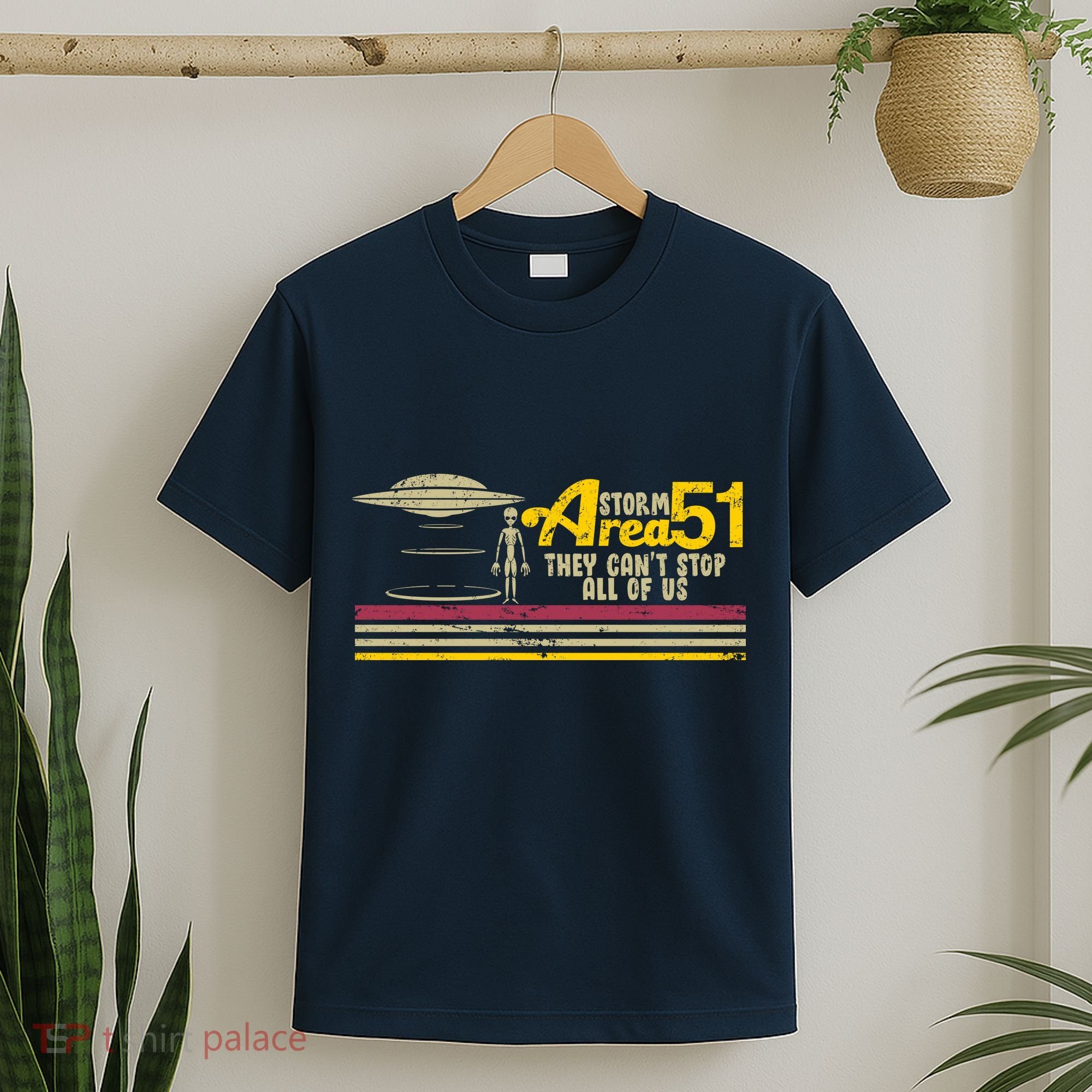Vintage Storm Area 51 They Can't Stop All Of Us T-Shirt
