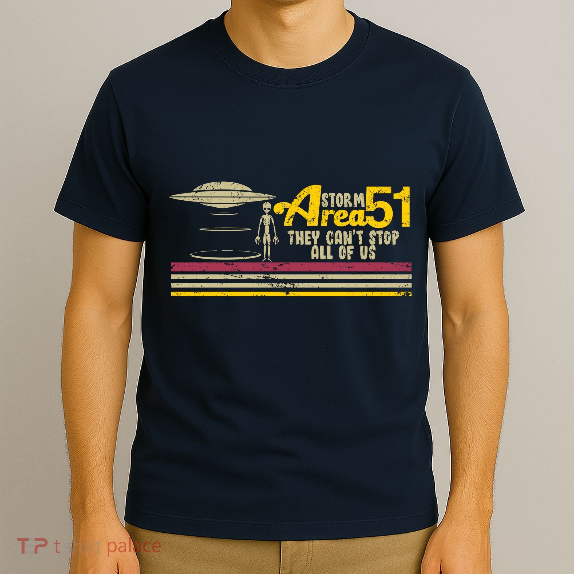 Vintage Storm Area 51 They Can't Stop All Of Us T-Shirt