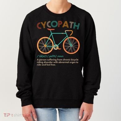 Vintage Style Colors Cycopath Definition  Women's Sweatshirt