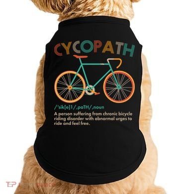 Vintage Style Colors Cycopath Definition  Doggie Tank