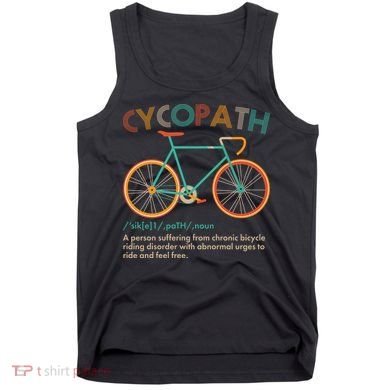 Vintage Style Colors Cycopath Definition  Tank Top