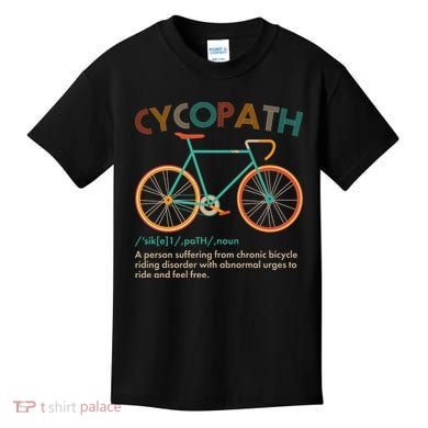 Vintage Style Colors Cycopath Definition  Kids T-Shirt