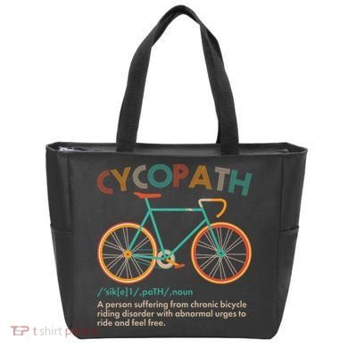 Vintage Style Colors Cycopath Definition  Tote Bag