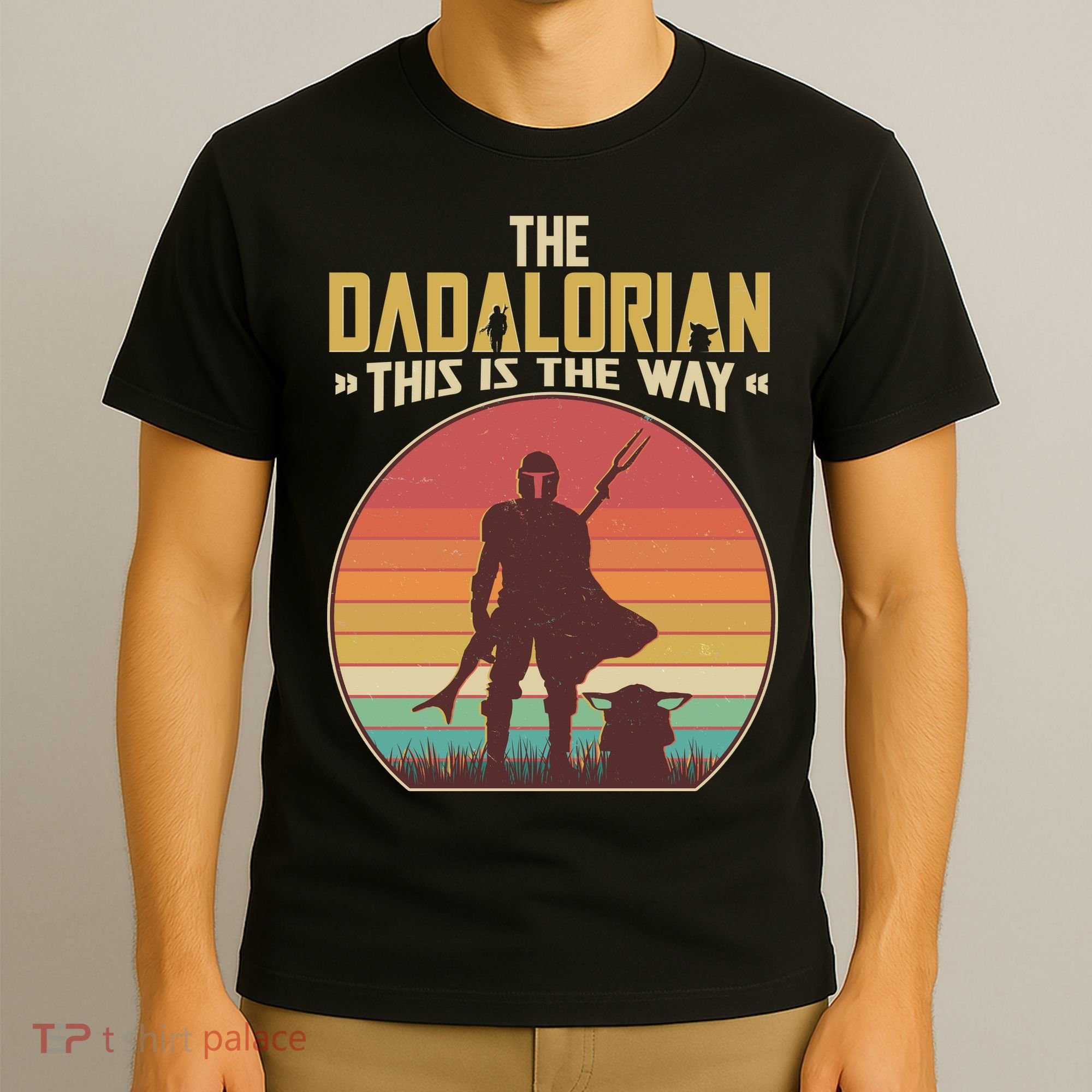 Vintage Styled The Dadalorian This Is the Way T-Shirt