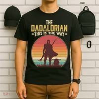 Vintage Styled The Dadalorian This Is the Way T-Shirt thumb 6