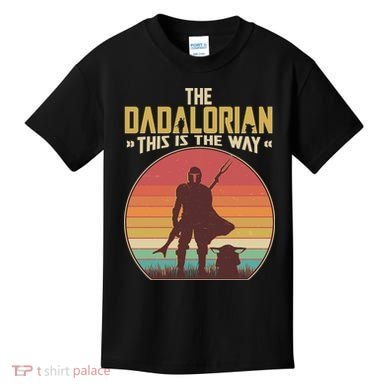 Vintage Styled The Dadalorian This Is the Way Kids T-Shirt