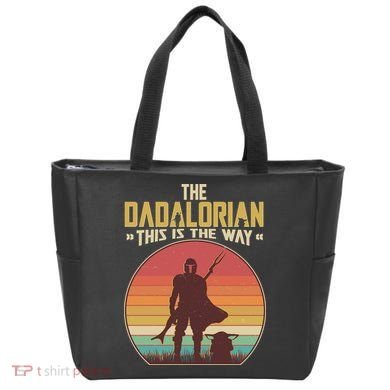 Vintage Styled The Dadalorian This Is the Way Tote Bag
