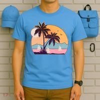 Vintage Summer Beach Emblem T-Shirt thumb 5