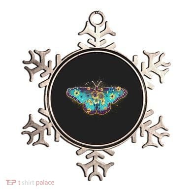 Vintage Summer Flower Floral Butterfly Ornament