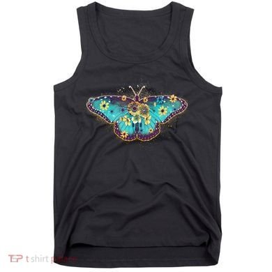 Vintage Summer Flower Floral Butterfly Tank Top