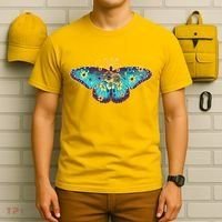 Vintage Summer Flower Floral Butterfly T-Shirt thumb 6