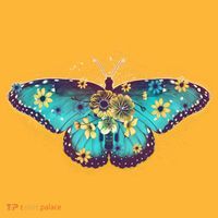 Vintage Summer Flower Floral Butterfly T-Shirt thumb 7