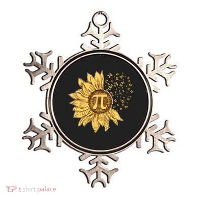 Vintage Sunflower Pi 3.14 Ornament