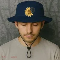Vintage Sunflower Pi 3.14 Bucket Hat thumb 2