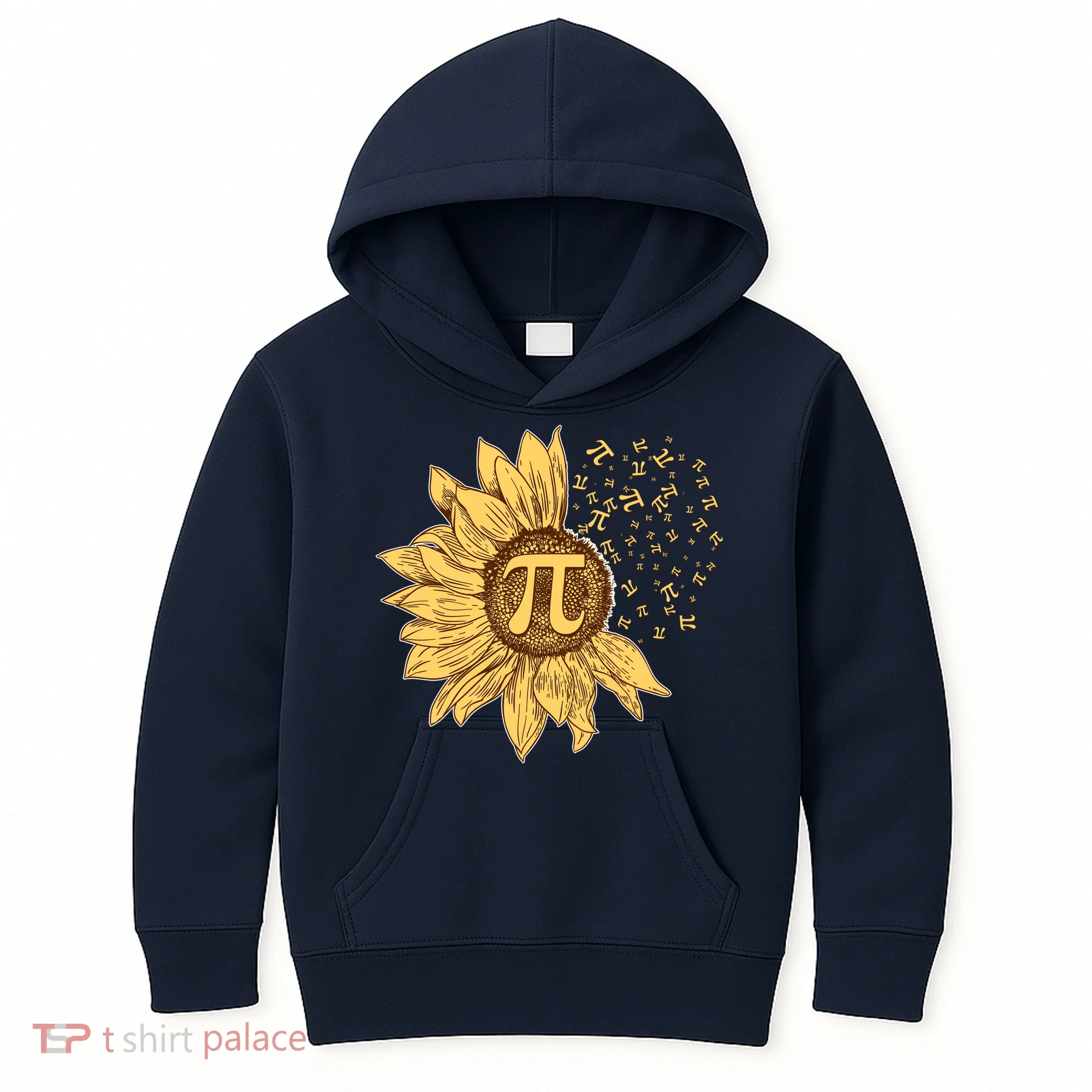 Vintage Sunflower Pi 3.14 Kids Hoodie