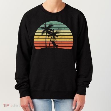 Vintage Sunset Beach   Women's Sweatshirt