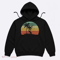 Vintage Sunset Beach   Hoodie thumb 0