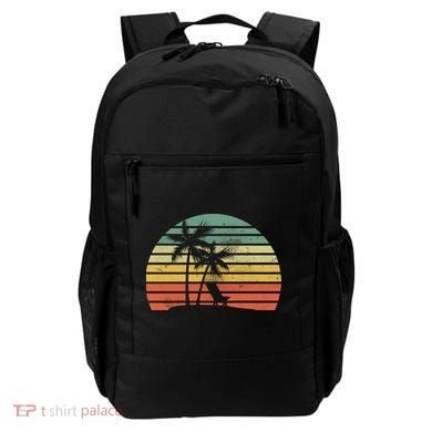 Vintage Sunset Beach   Backpack