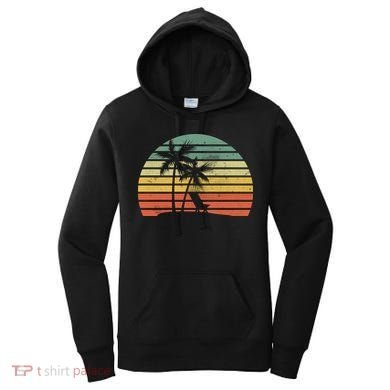 Vintage Sunset Beach   Women's Hoodie