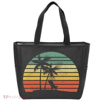 Vintage Sunset Beach   Tote Bag
