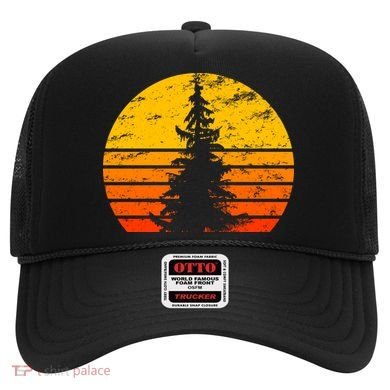 Vintage Sunset Tree Hat