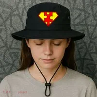 Vintage Super Autism Bucket Hat thumb 3
