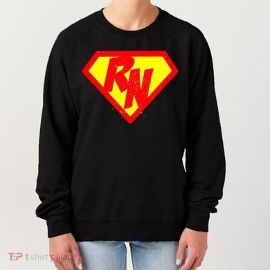 Vintage Super Nurse RN Distressed Women's Sweatshirt