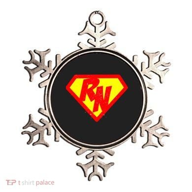 Vintage Super Nurse RN Distressed Ornament