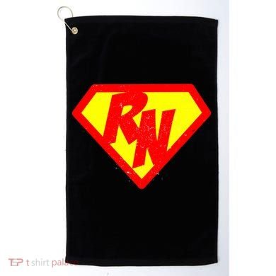 Vintage Super Nurse RN Distressed Golf Towel