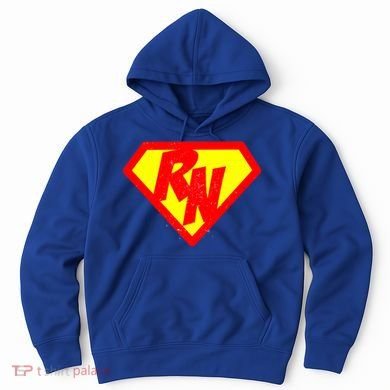 Vintage Super Nurse RN Distressed Hoodie