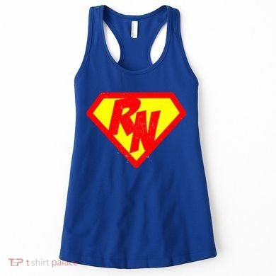 Vintage Super Nurse RN Distressed Women's Tank Top