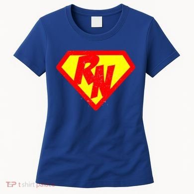 Vintage Super Nurse RN Distressed Women's T-Shirt