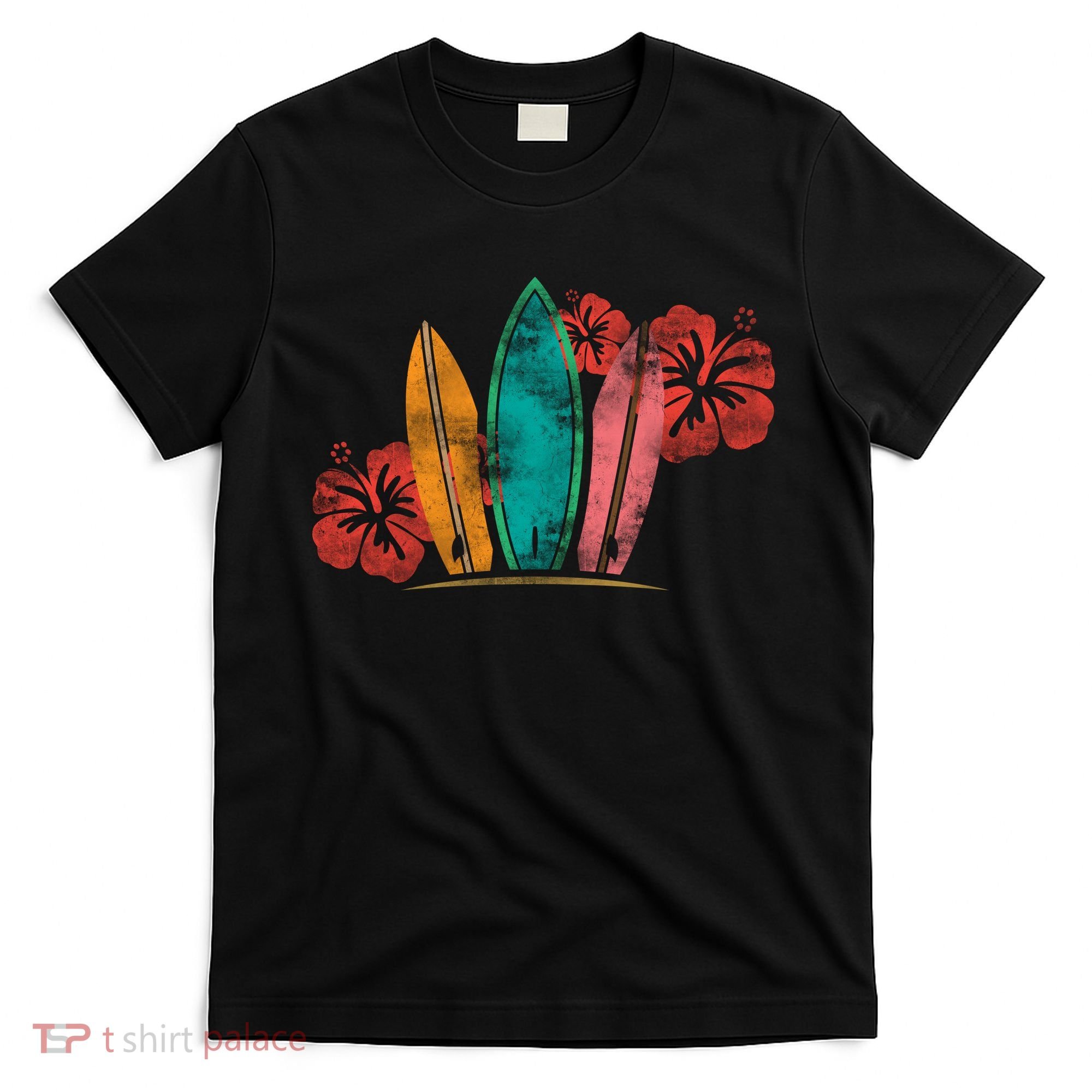 Vintage Surfing Emblem T-Shirt